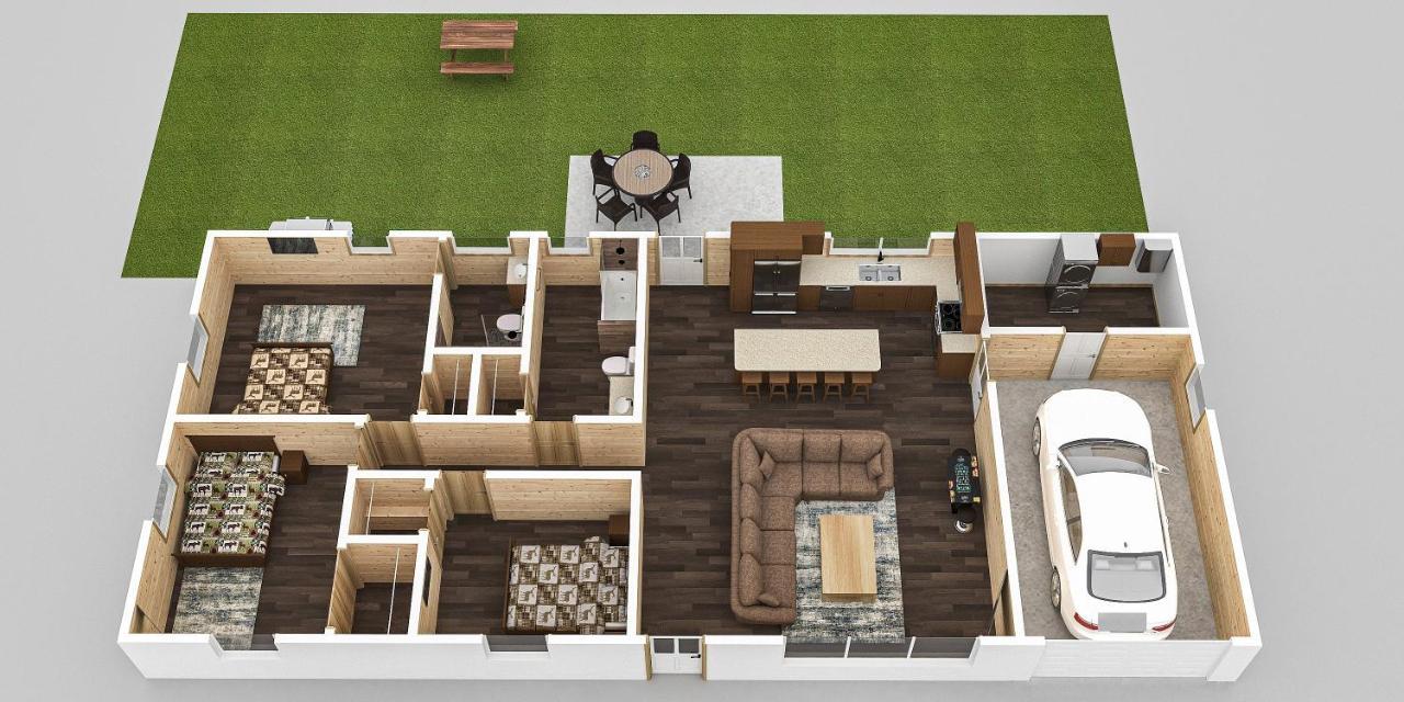 The Brick House: Brand New! 3 Bedroom Home With Private Driveway Пиджен-Фордж Экстерьер фото