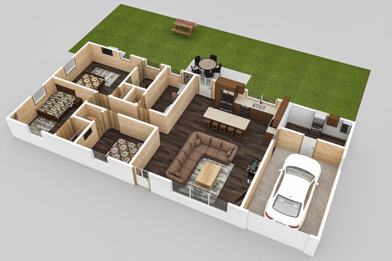 The Brick House: Brand New! 3 Bedroom Home With Private Driveway Пиджен-Фордж Экстерьер фото